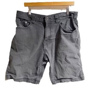 Prana Men 36x9 Gray Shorts Hiking Outdoor